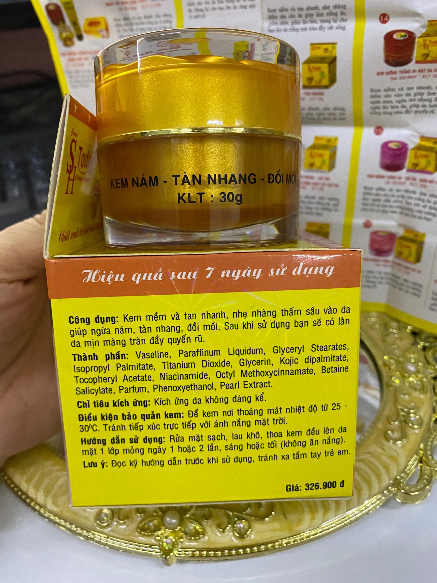 Sh Today kem nám - tàn nhanh - đồi mồi (30g)
