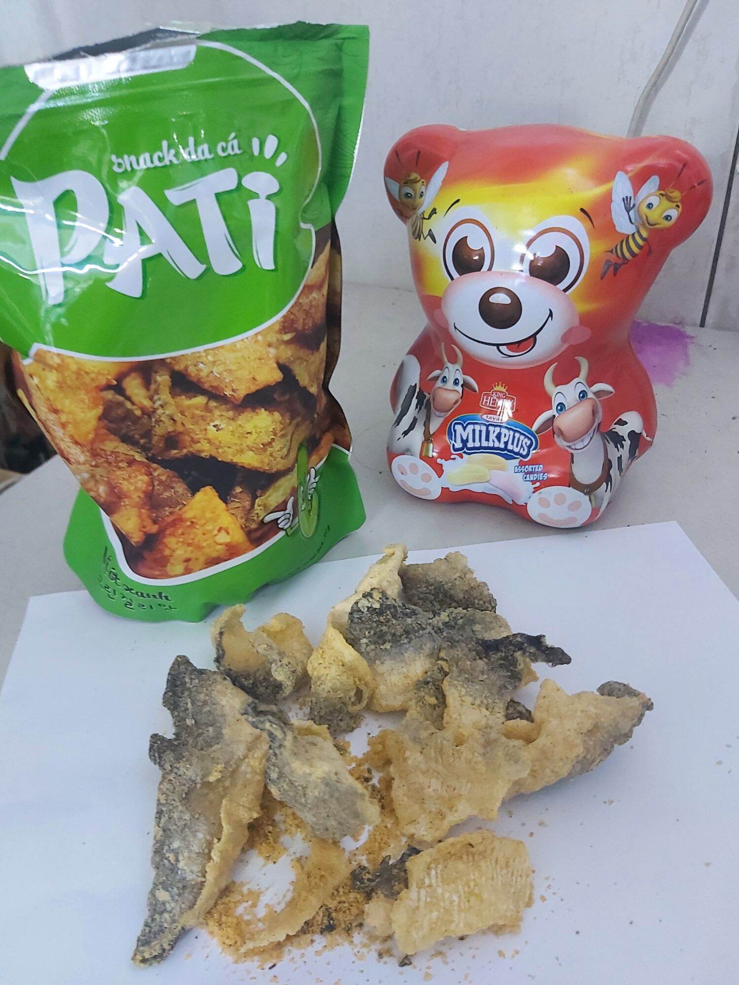 (HCM) SNACK DA CÁ SẤY GIÒN PATI GÓI 50G HSD 2022