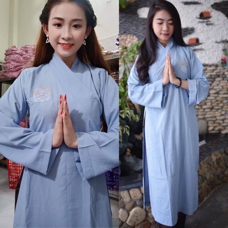 Áo tràng đi chùa loại 1