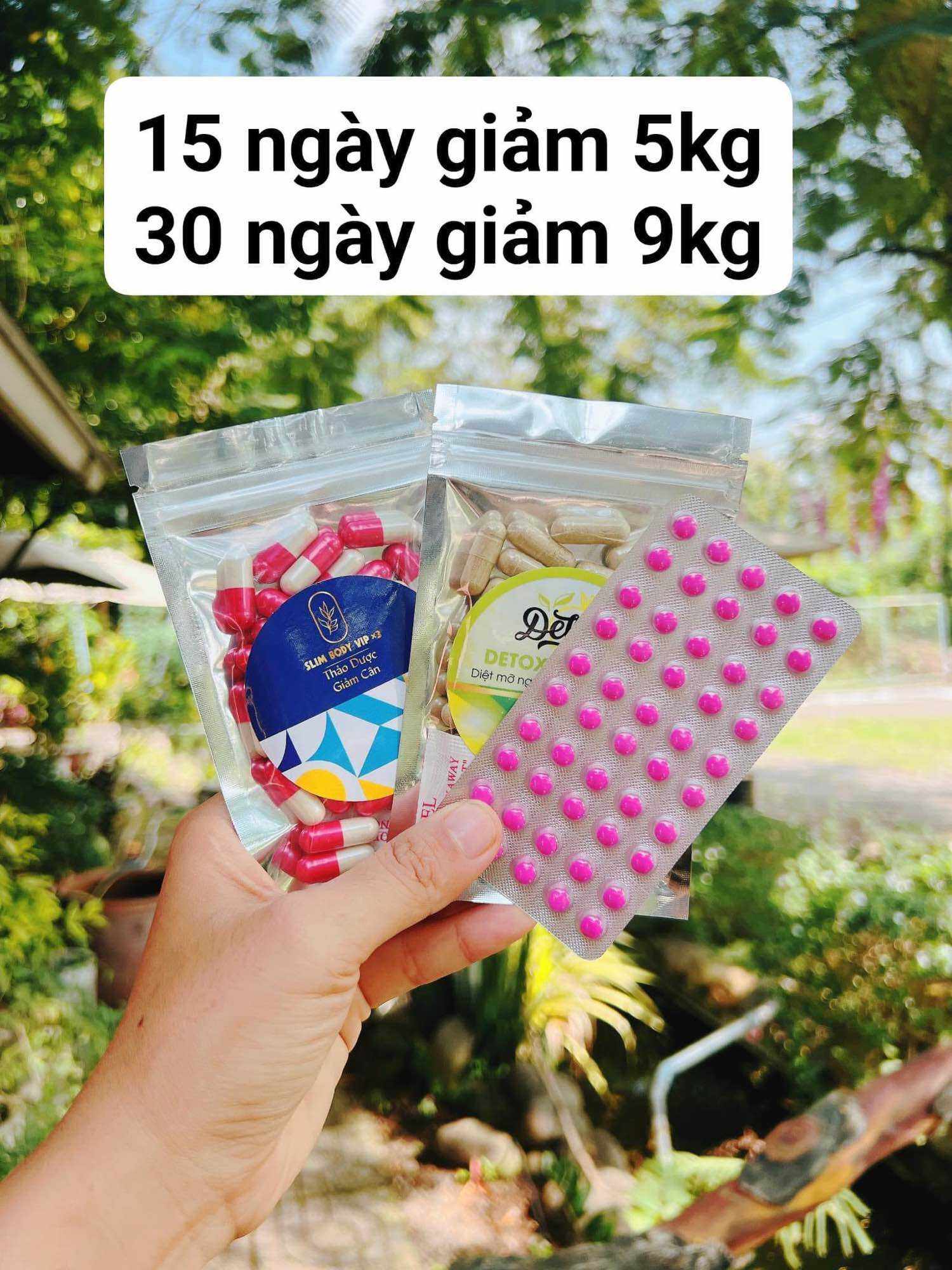 GIẢM CÂN SLIM BODY VIP X3 KÈM DETOX -GIẢM CỰC MẠNH