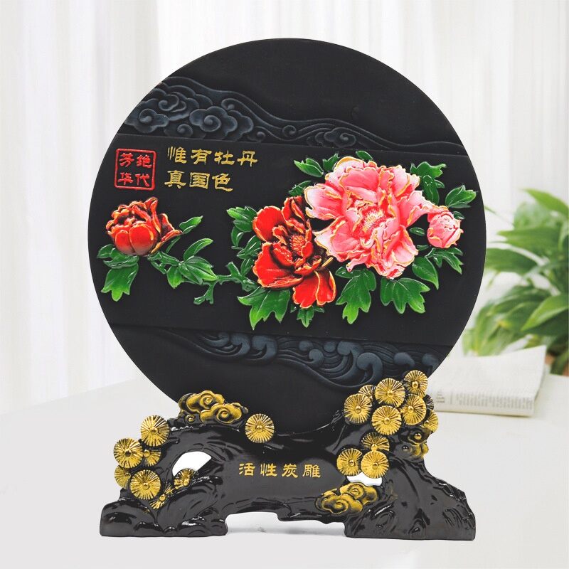 Đĩa tranh phong thủy trang trí phòng khách