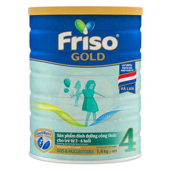 [ HCM - Freeship ] Sữa Bột Friso Gold 4 lon 1.4kg - Date 2/2025