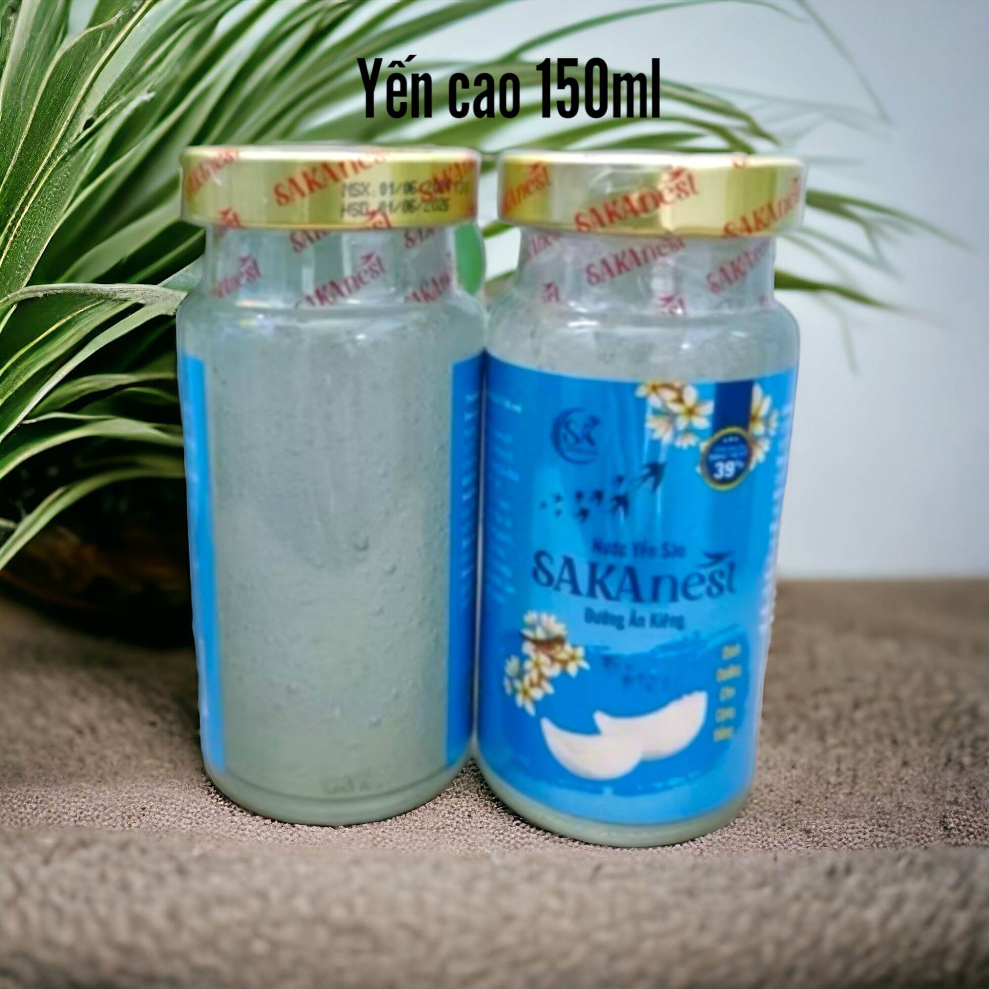 Combo of 10 Jars of Th Nest Diet Bird's Nest Drink 150ml for Diabetics.
