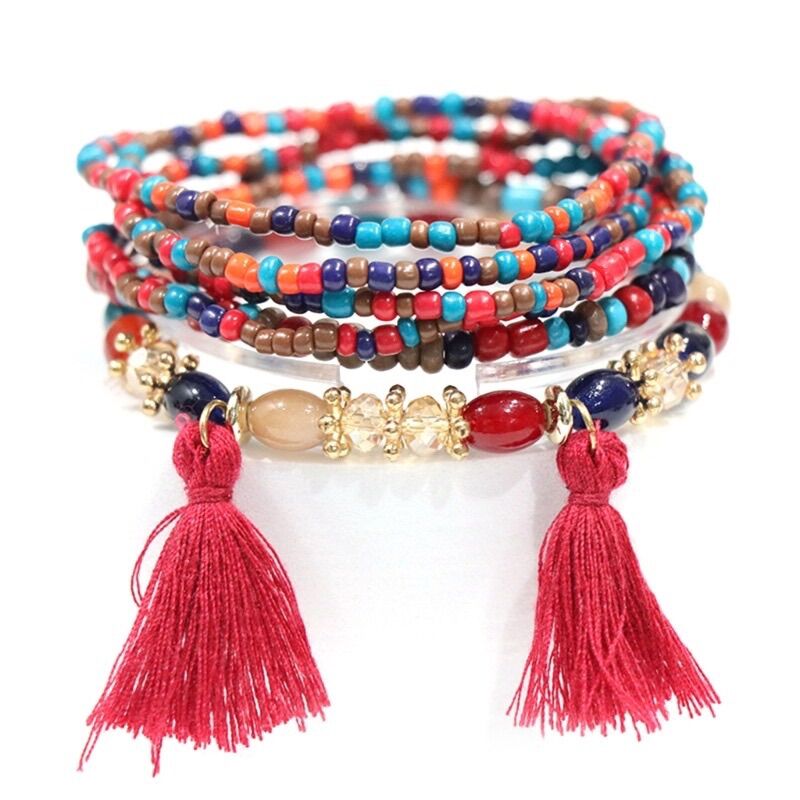 [HCM] Vòng tay thổ cẩm vintage boho