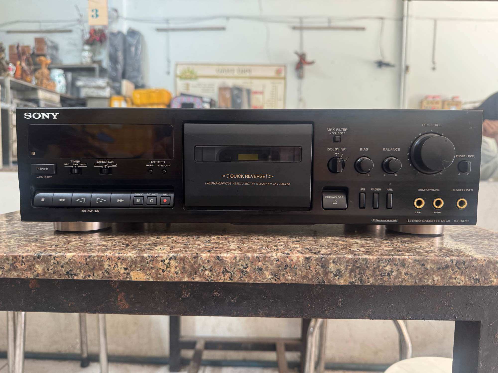 Đầu DECK Sony TC-RX711 có Bluetooth và thu phát rất tốt máy zin mới đẹp âm thanh rất hay.