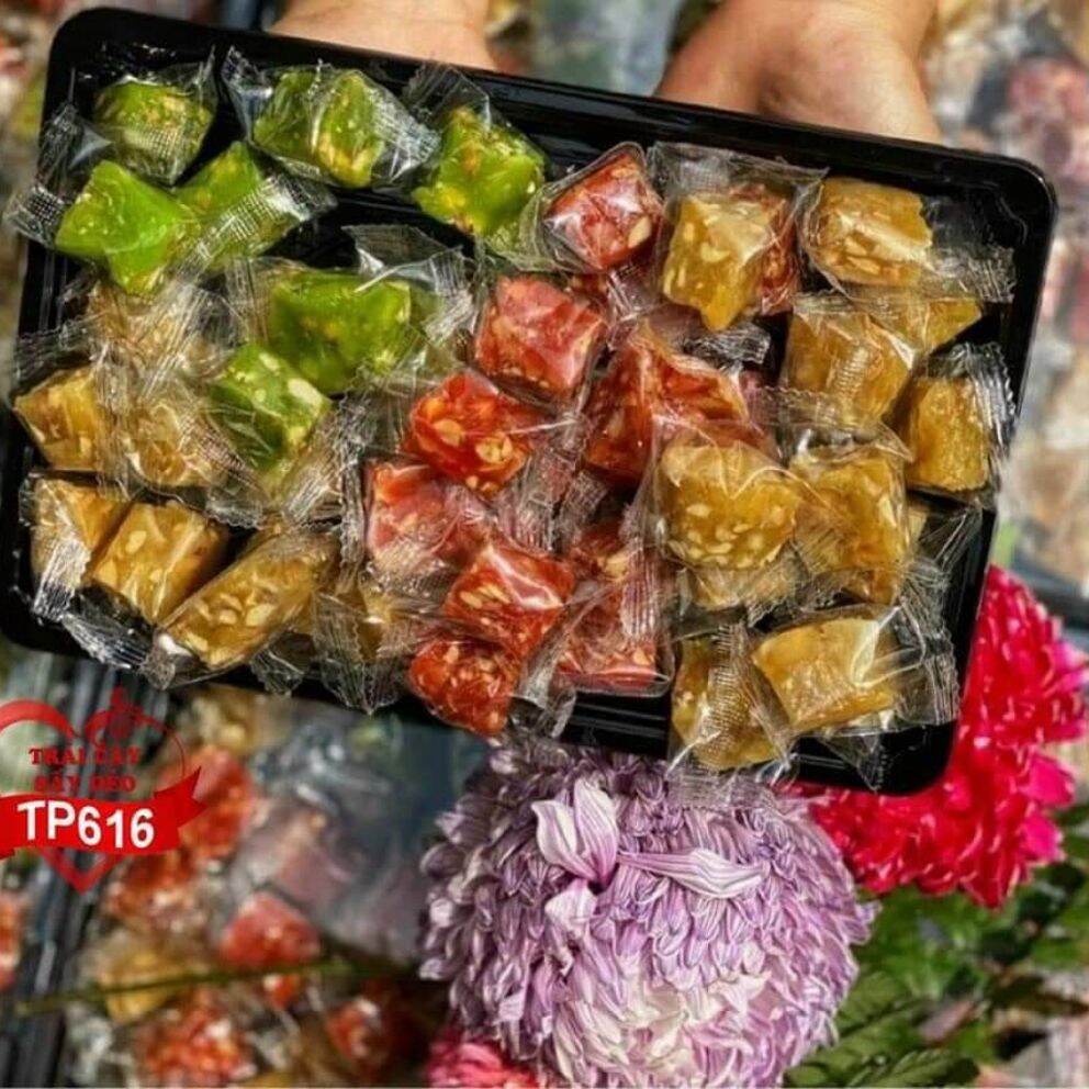 Trái cây sấy dẻo dừa non mix 3 vị 1kg