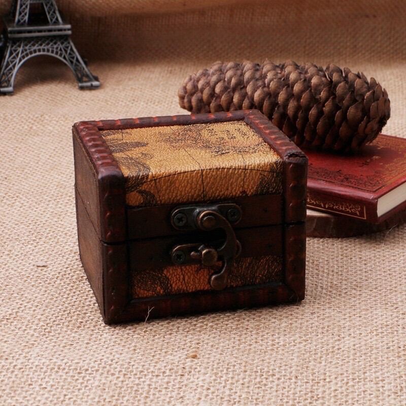 Khoá chốt hộp gỗ vintage ( kèm vít) (set 10)