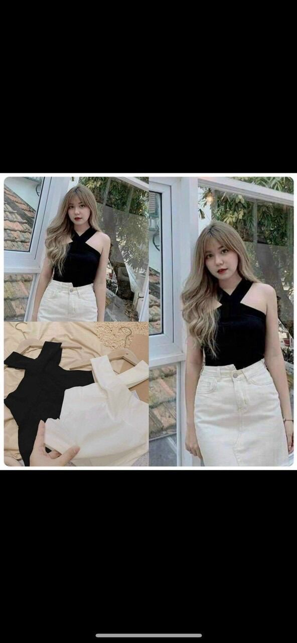 Áo yếm tréo cổ mc05