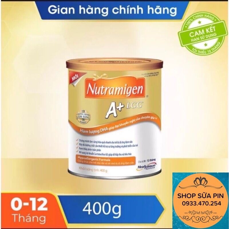 Sữa bột Nutramigen lon 400g - dị ứng đạm sữa bò