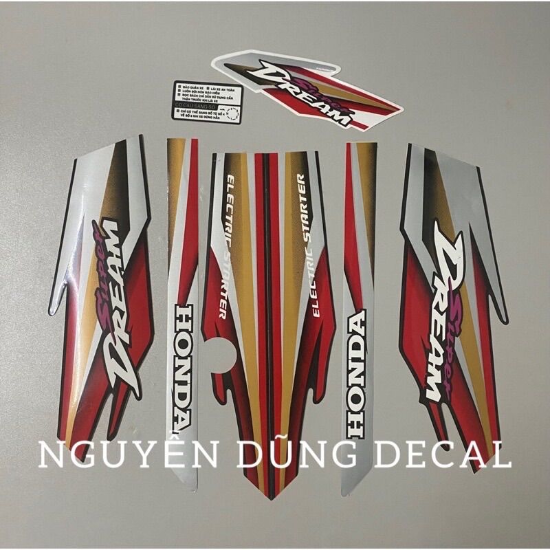 Tem xe Super Dream (như zin) đời 2000
