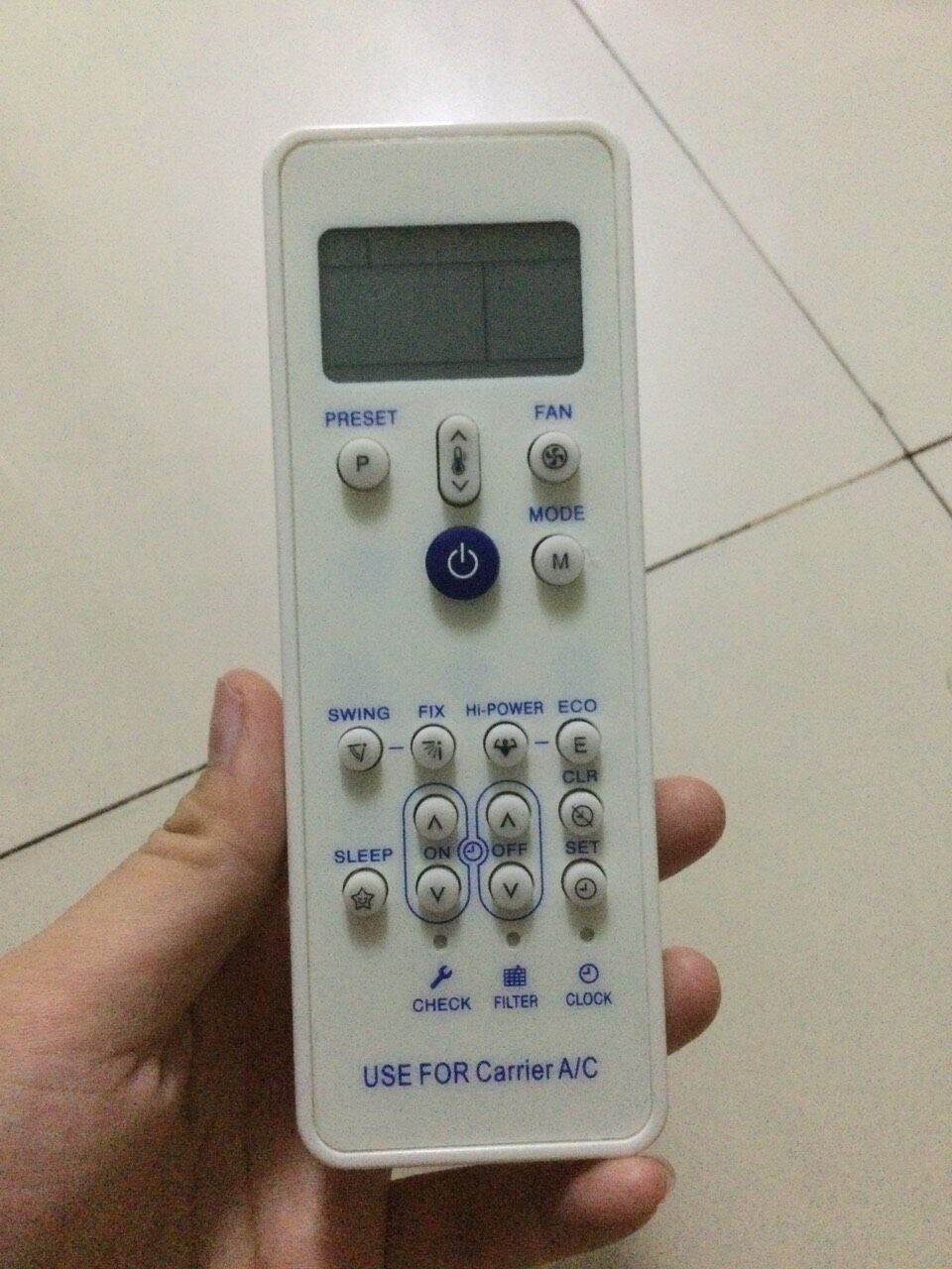 Remote điều khiển máy lạnh Carrier