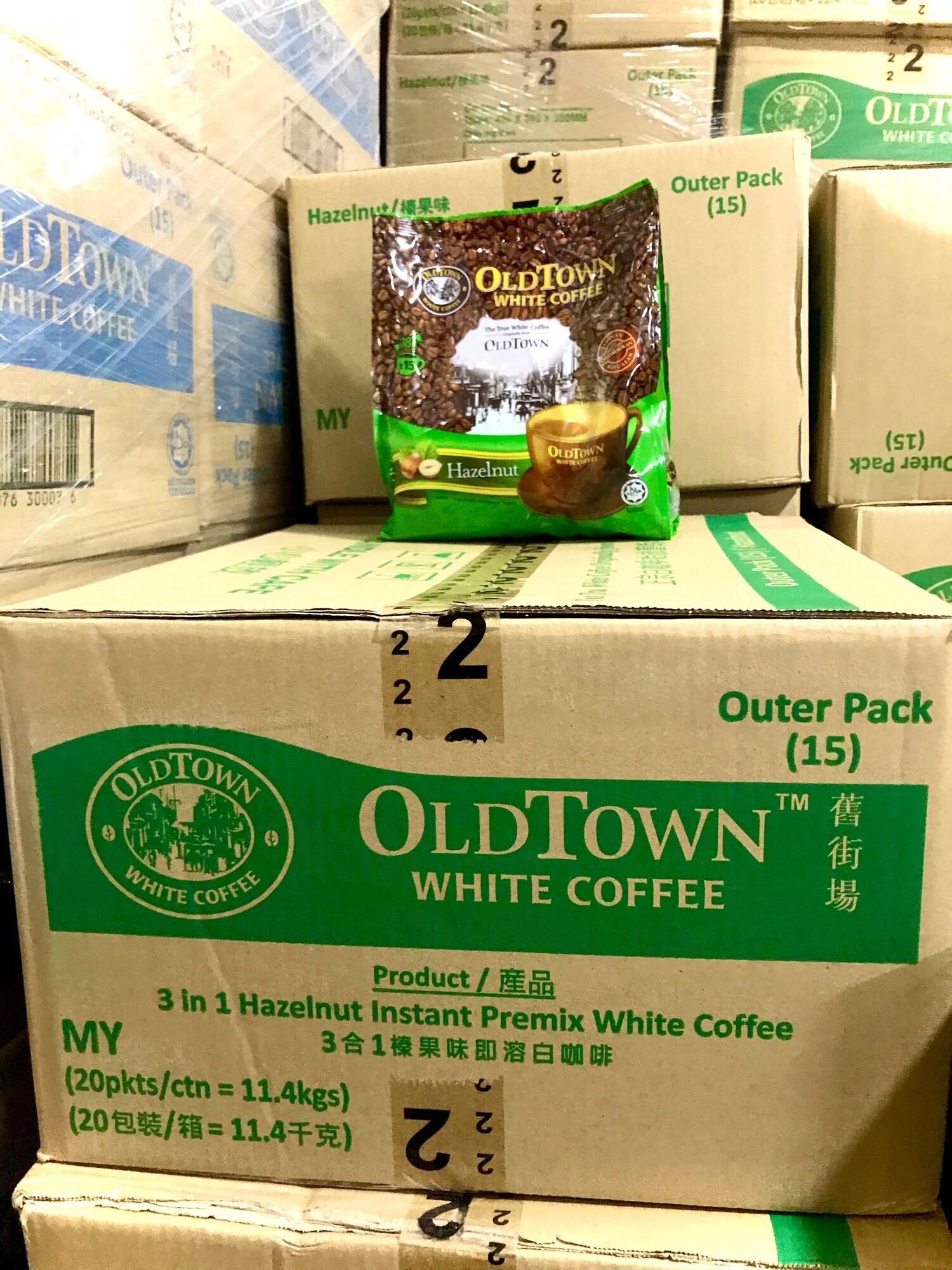 Cà Phê OLDTOWN Hazelnut Malayisa (Hạt Dẻ)