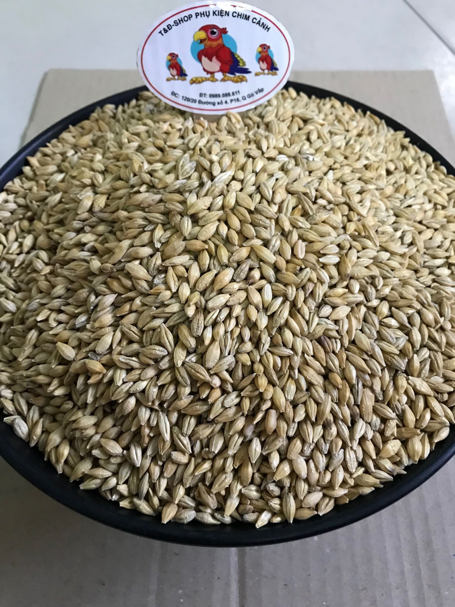 Lúa mạch (ĐẠI MẠCH-Gói 500Gram )THỨC ĂN DINH DƯỠNG GÀ ĐÁ & THÚ CƯNG..