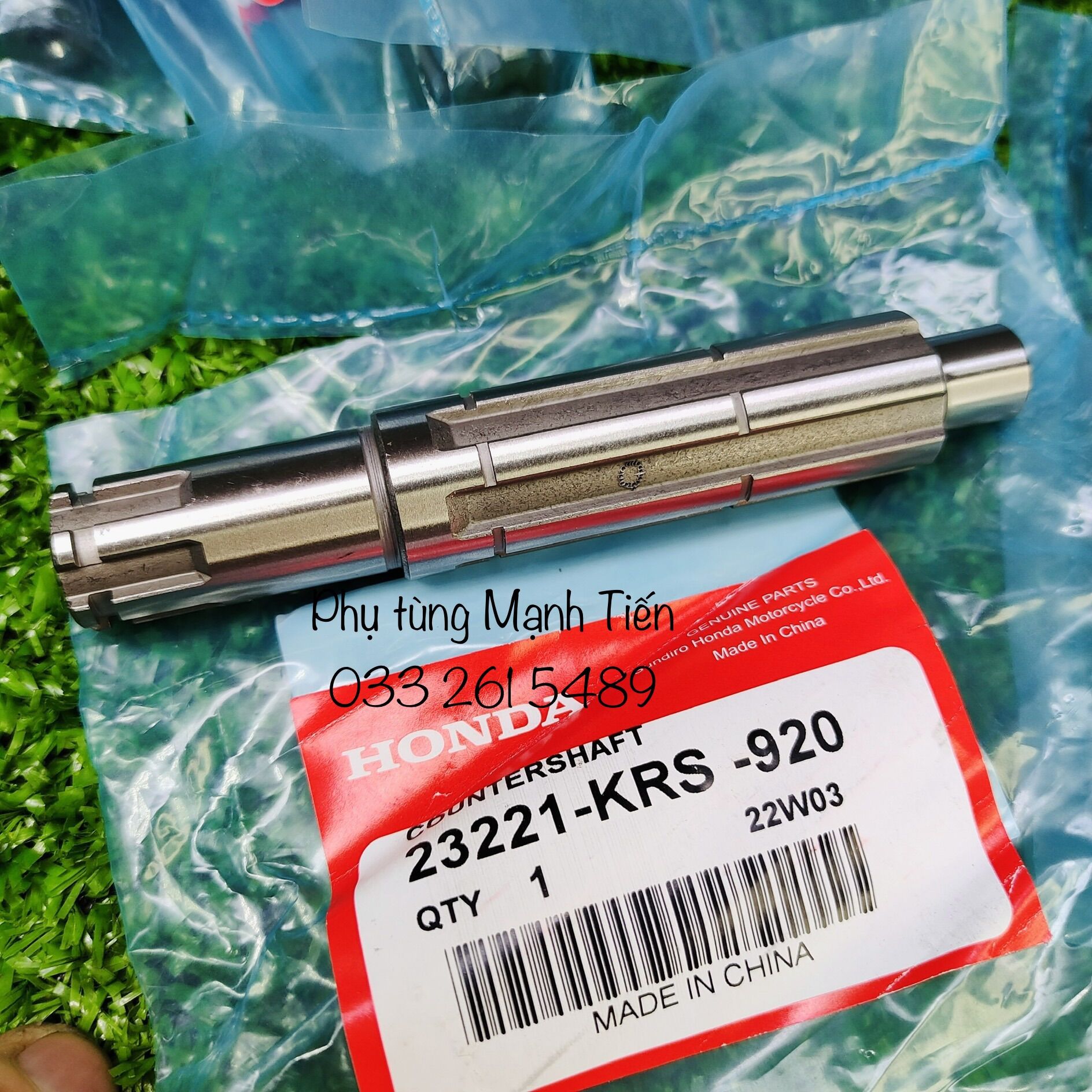Trục số thứ cấp alpha , dream honda mã 23221krs920