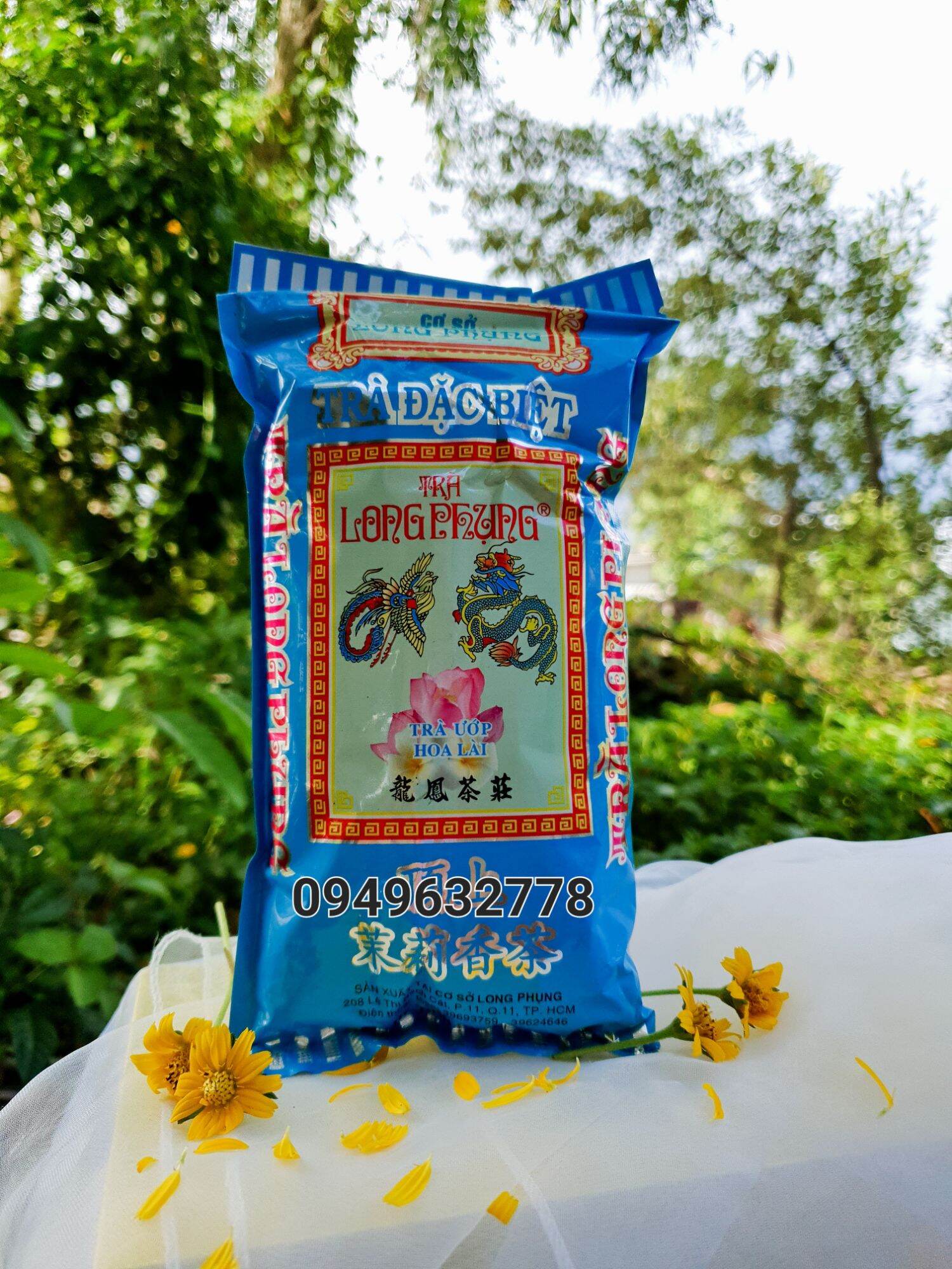 Trà long phụng ướp hoa lài loại i - 500g= 5 gói nhỏ 100g
