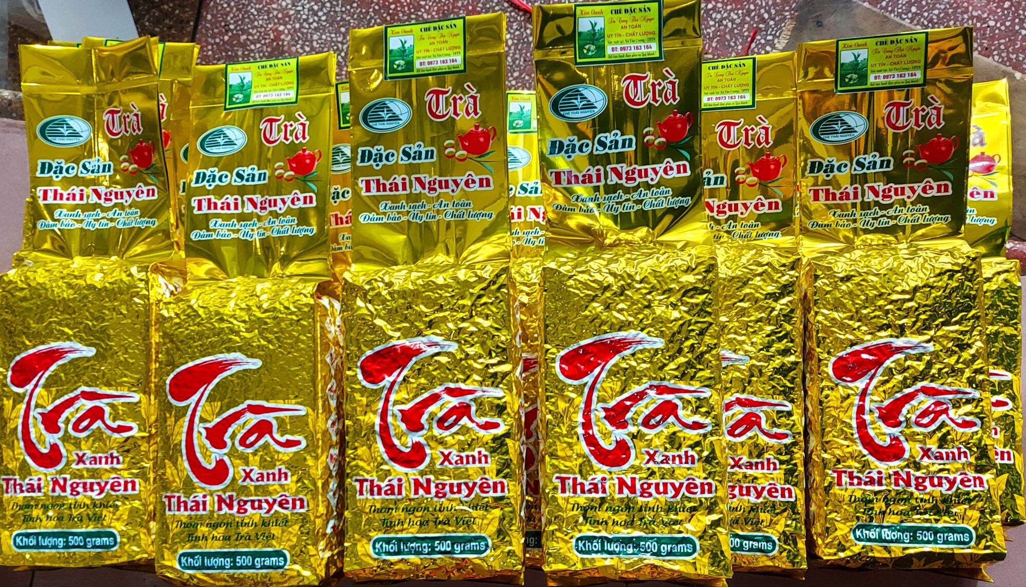 Chè móc câu đặc sản Tân Cương Thái Nguyên đóng gói 500gr cam kết chất lượng