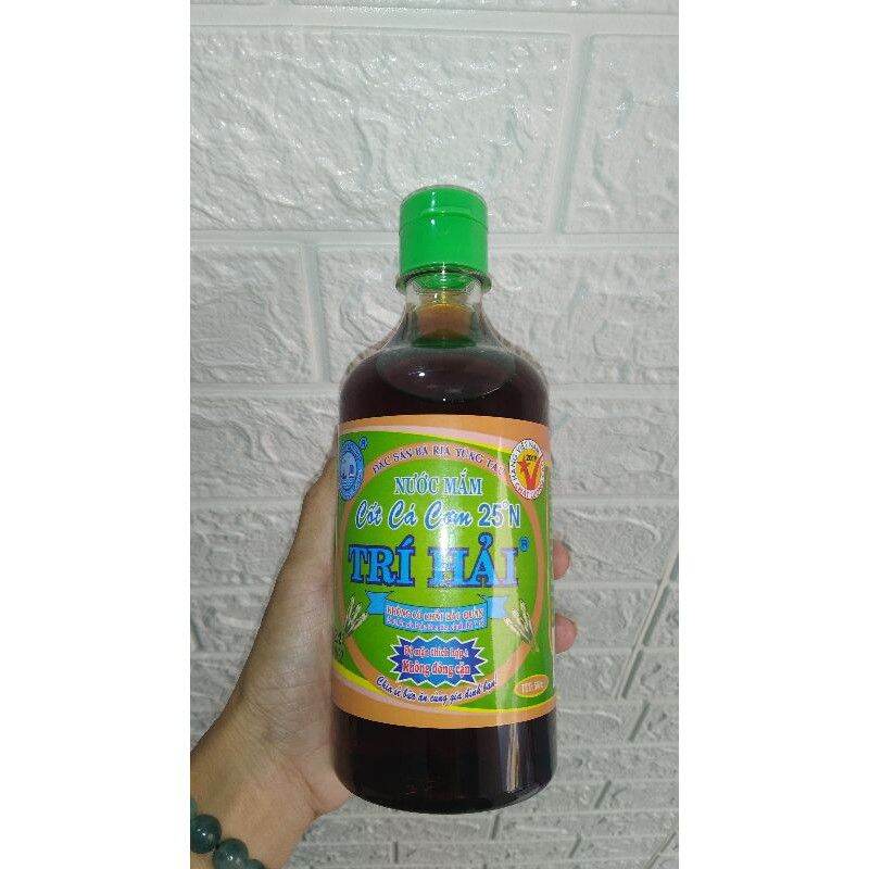 (Đặc sản BRVT) Nước mắm cốt cá cơm Trí Hải 25 độ đạm 500ml