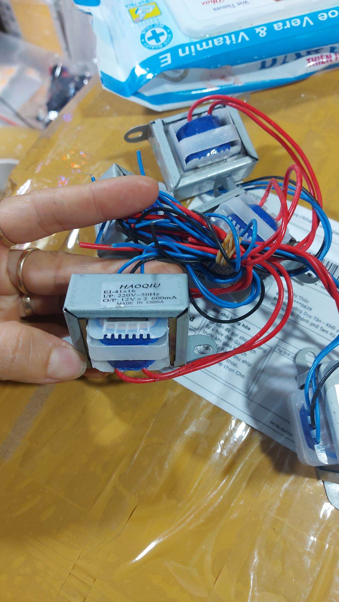 Biến áp đối xứng 12v