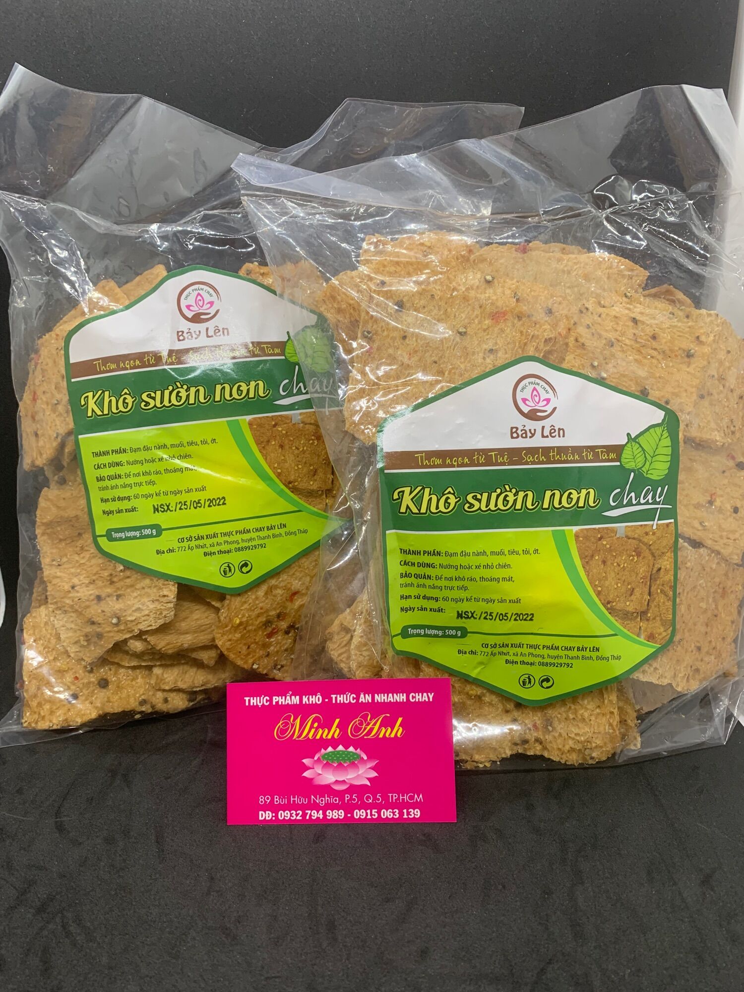Khô sườn chay bảy lên