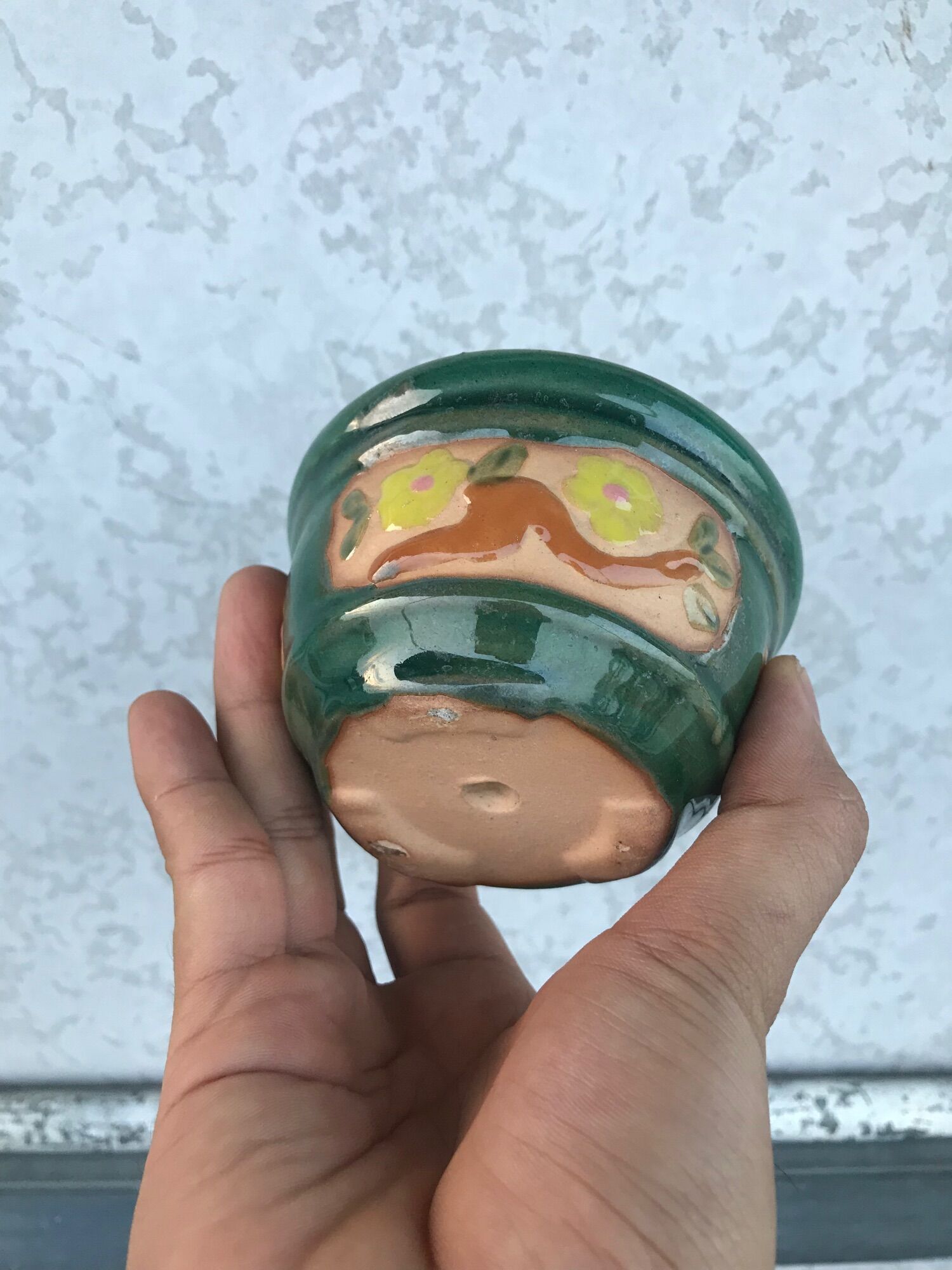Chậu mini giả cổ (9x4,5cm)