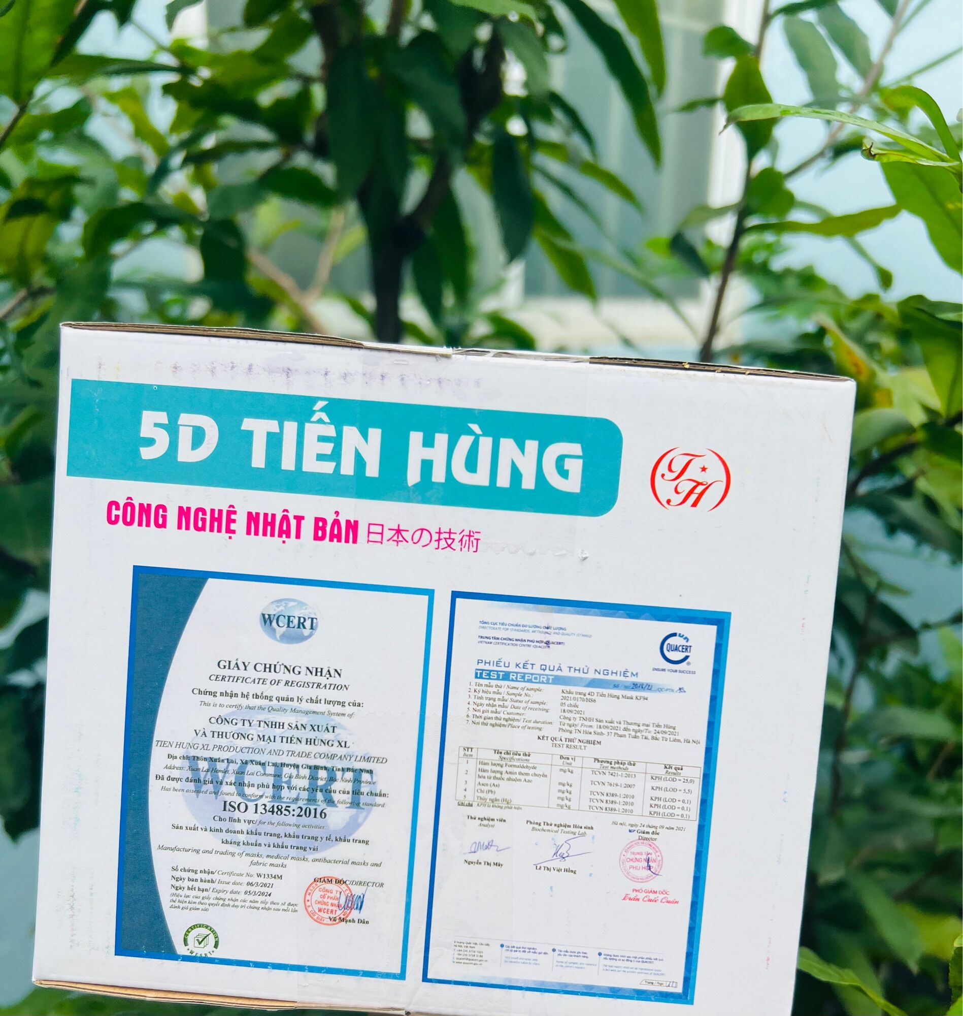 THÙNG 100c KHẨU TRANG 5D TIẾN HÙNG