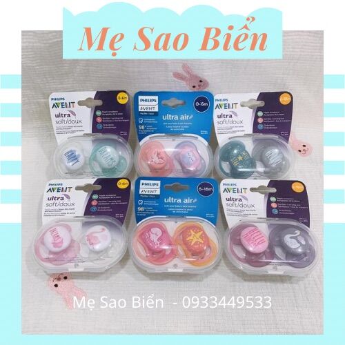 Ti giả Avent Ultra Air/ Ultra Soft cho bé