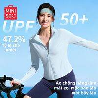 Miniso | Áo Khoác Chống Nắng Mỏng Mát Vải Lụa Băng Cho Phụ Nữ Nhỏ Gọn Mùa Hè