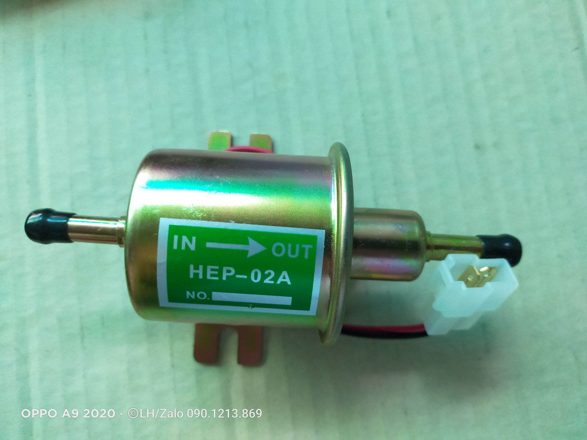 Bơm dầu Hep-02A 12V,bơm nhiên liệu 12V cho ô tô,bơm phụ xăng dầu 12v 24v cho động cơ xăng dầu các loại,bơm dầu máy gặt máy cày kubota yanmar isuzu Komatsu Hyundai, bơm dầu phụ cho máy phát điện xe công lạnh, máy phát điện công nghiệp