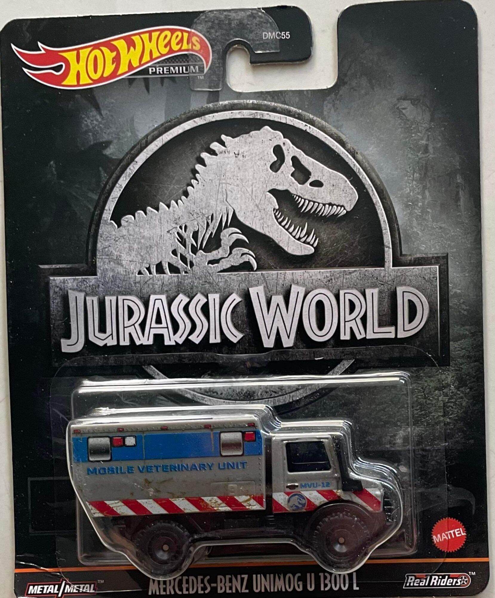 Xe mô hình hotwheels Jurassic world: Mercedes Benz Unimog U