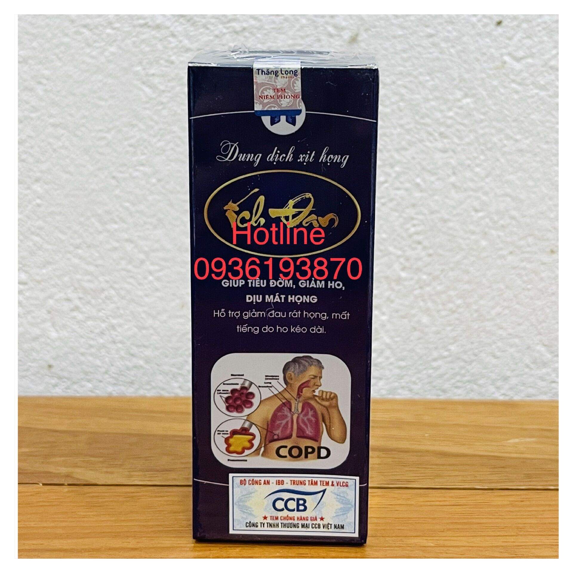 BỔ PHỔI ÍCH PHẾ ĐAN - 2 Uống và 1 Xịt Họng