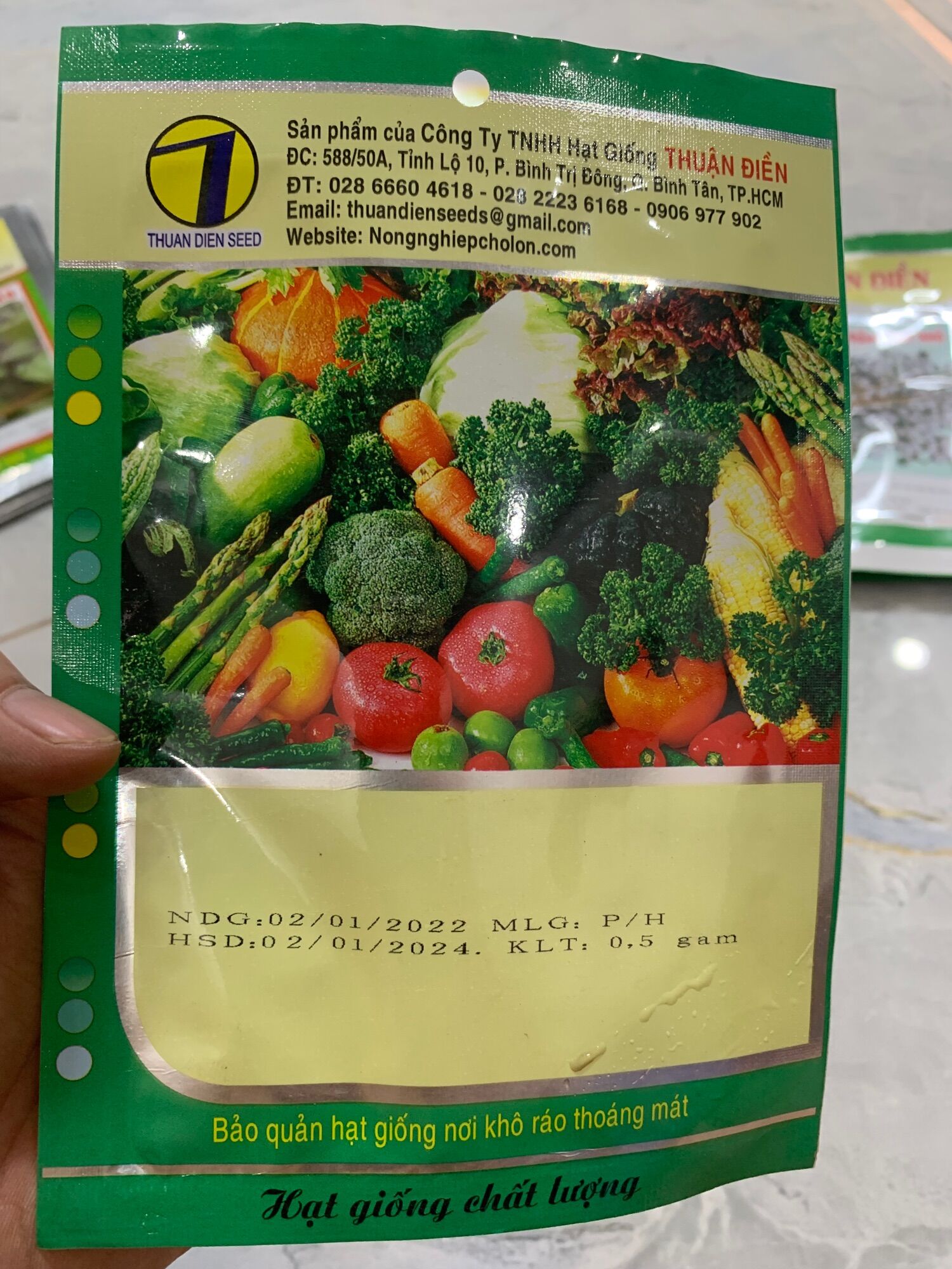 Hạt Giống Cà Chua Tomato gói 0.5g