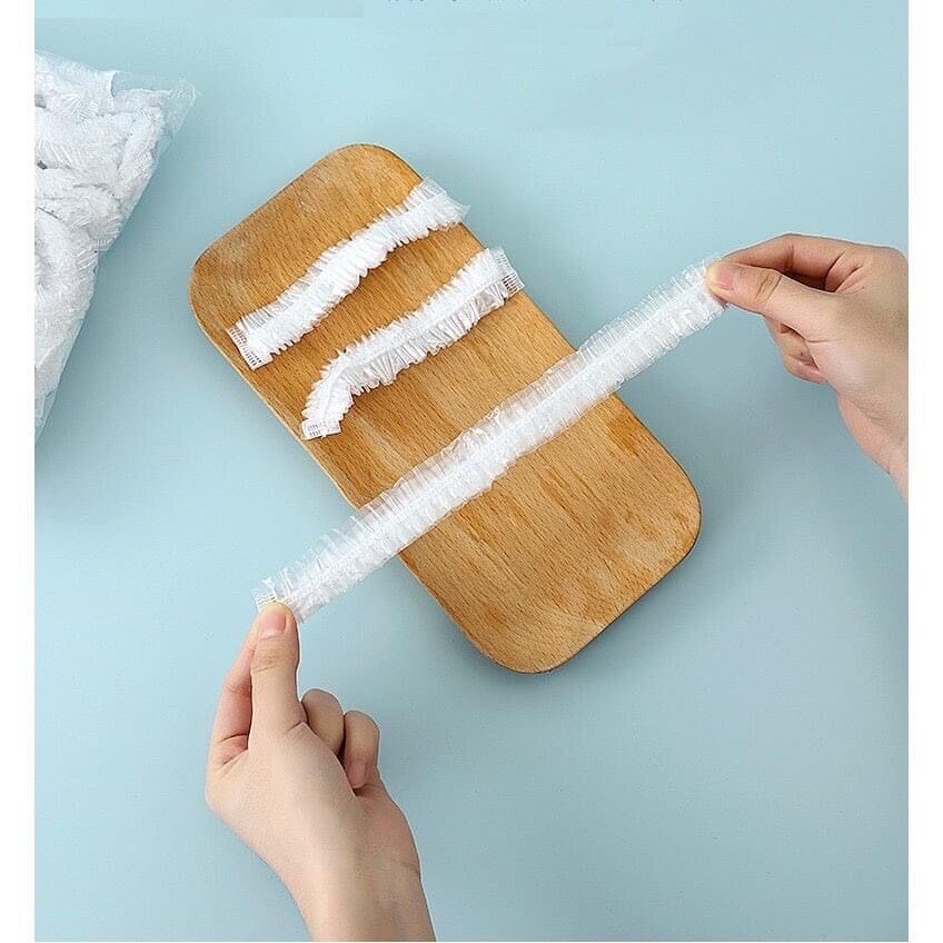 Sét 100 chiếc Màng bọc thực phẩm có chun co giãn tiện lợi