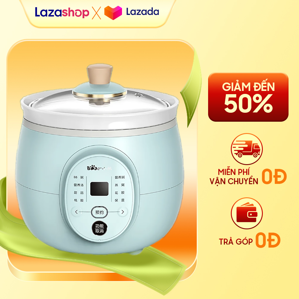 Nồi nấu chậm bear 2 lít ddg-d20p1
