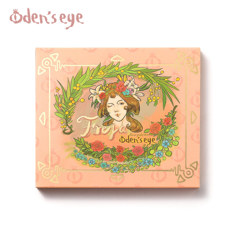 Oden S Eye Freja 12 Màu Khay Màu Mắt 26G Màu Hồng Nâu Cam Chính Hãng Đĩa Tiên Nữ