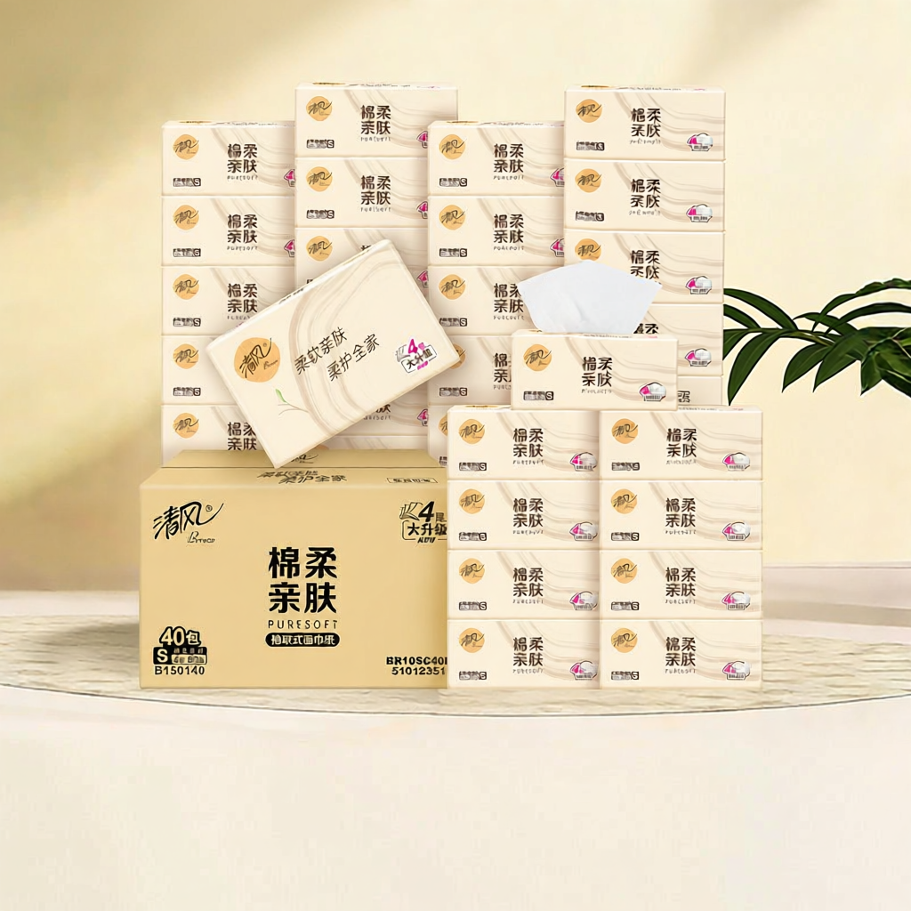 Soft Cotton Tissue 40 Packs