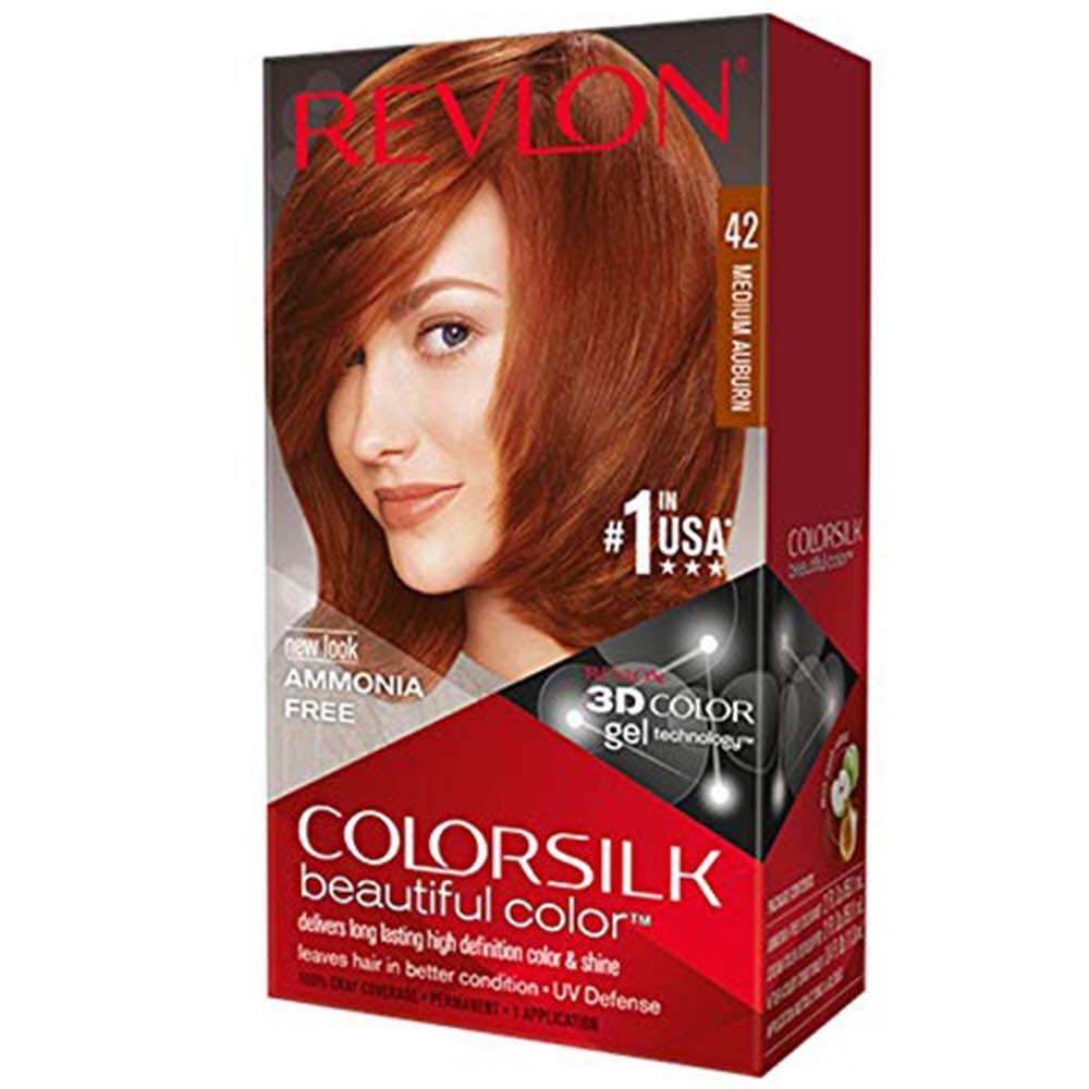 Kem nhuộm tóc Revlon số 42-màu nâu đỏ.