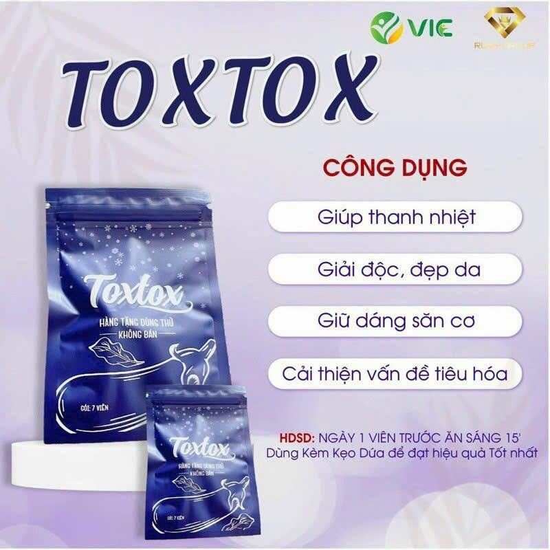 Detox ToxTox giúp đẹp da