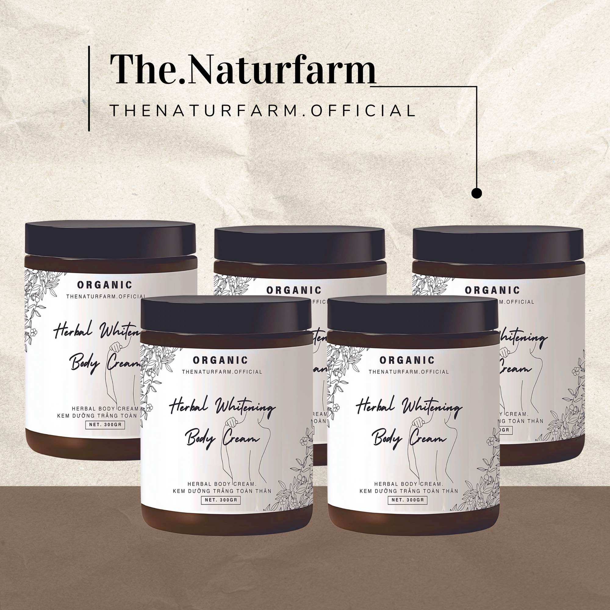 Kem body trắng da Herbal Natural 300GR - Dưỡng trắng nhanh,an toàn