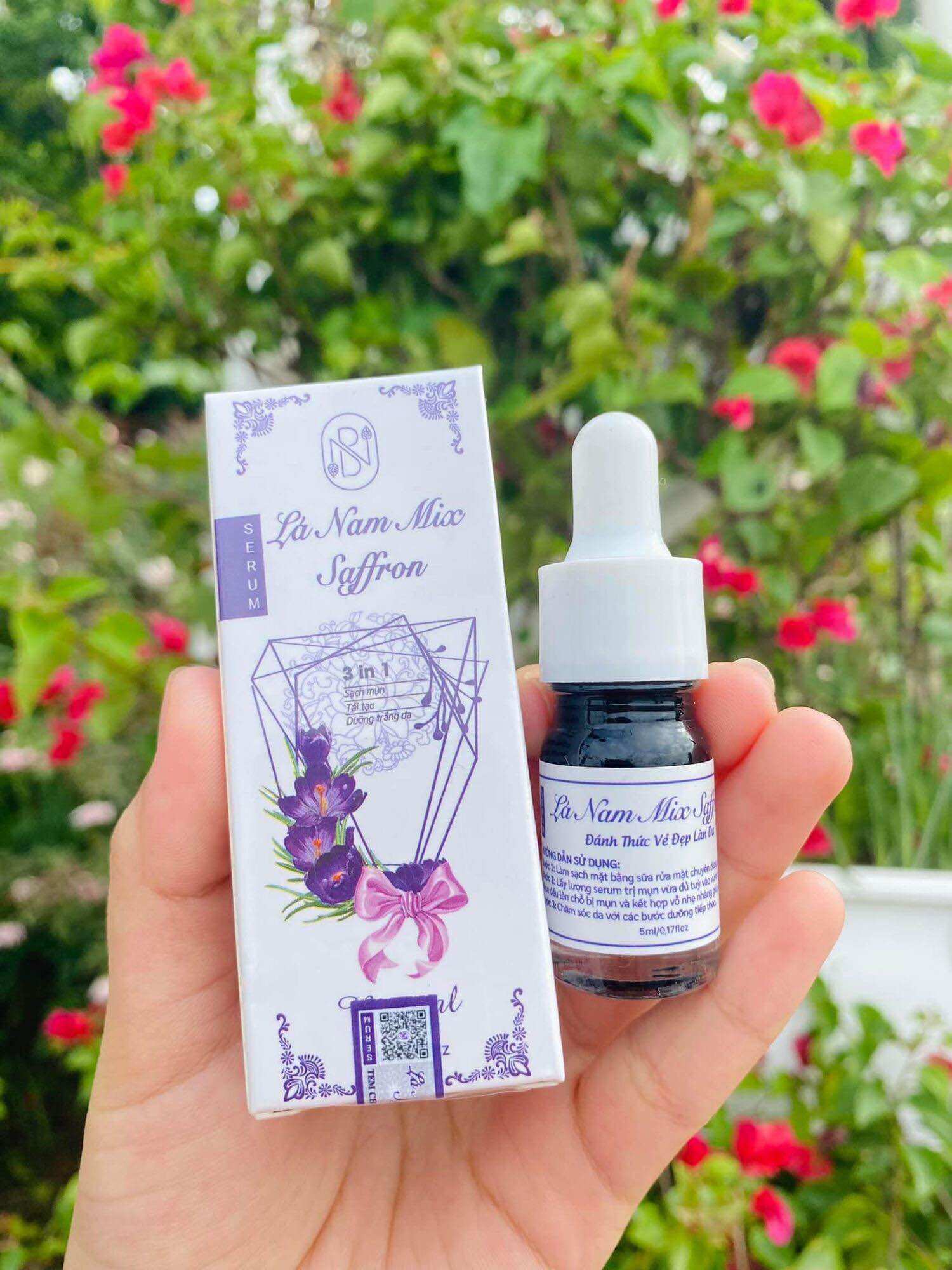 Combo 2 hộp Cao Lá Nam Mix Saffron xoá sạch các loại mụn mờ thâm căng bóng sáng mịn