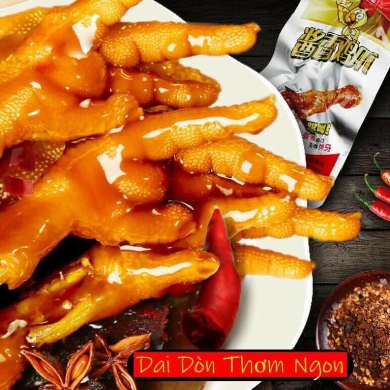 [HCM]Chân Gà Cay Tứ Xuyên Đỏ 32gr (combo 30 cái )