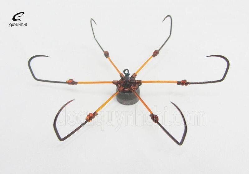 Lục bính bạc - bềnh (lưỡi câu chùm, lưỡi lục) [đồ câu quỳnh chi - minh hg]