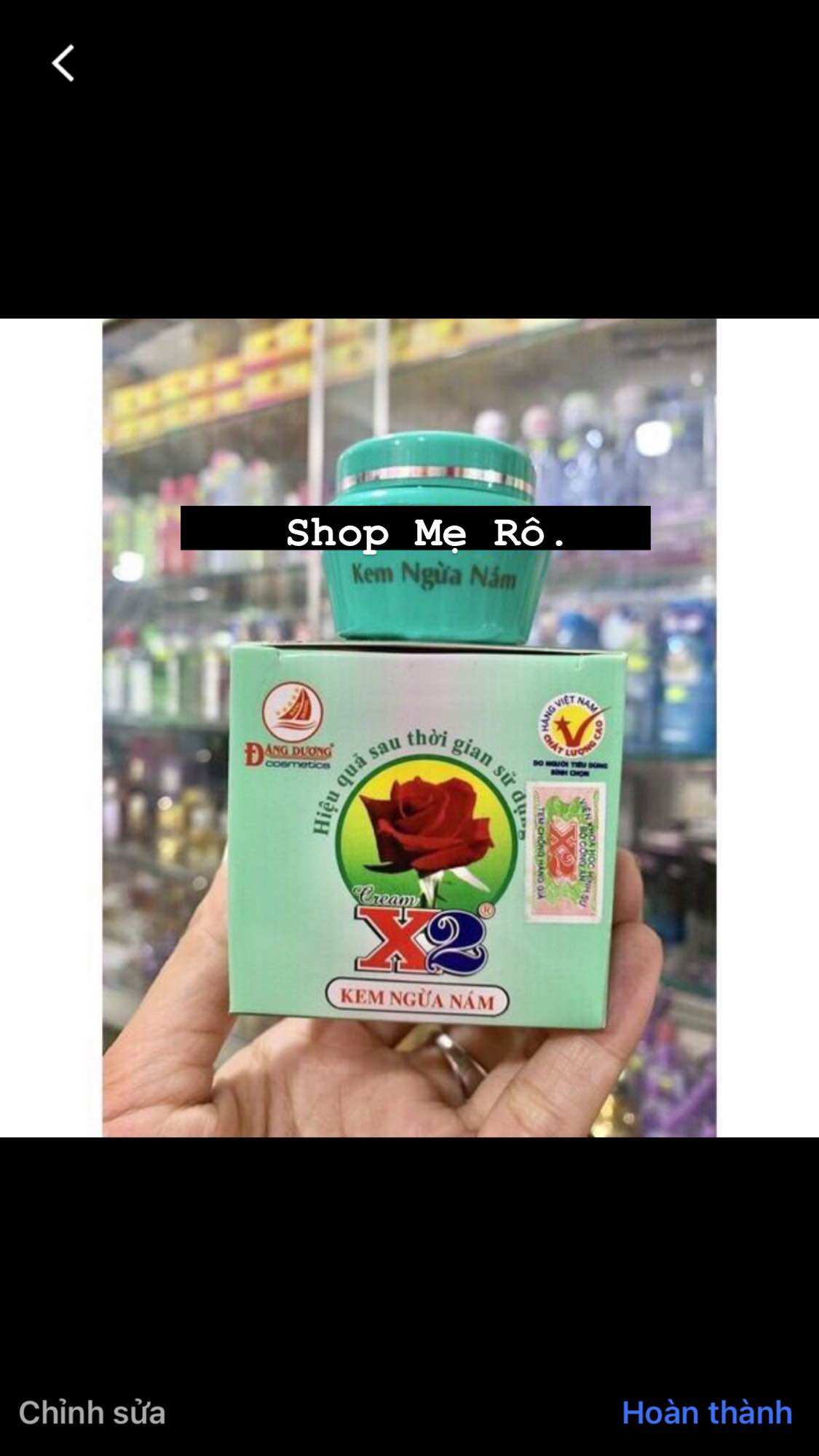 Hủ kem x2 hết nám hủ 10g