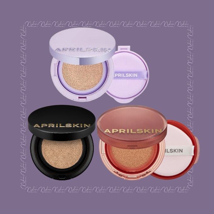 Phấn nước Aprilskin Black Magic Snow Cushion, Aprilskin Ultra Slim Cushion