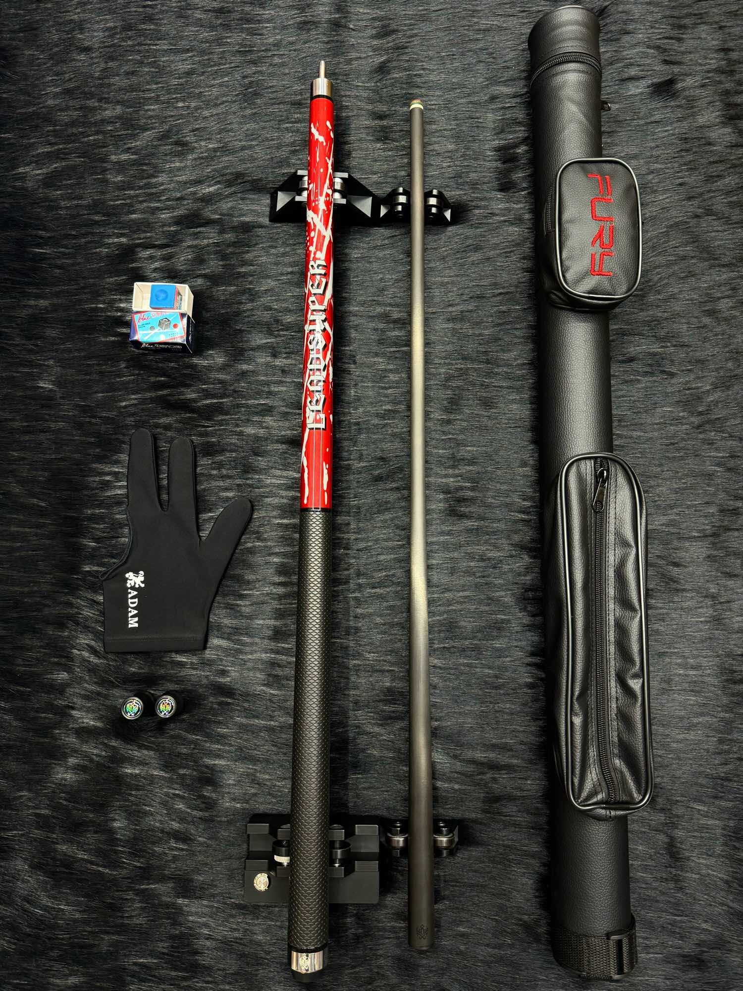 Combo Cơ/Gậy Bida Lỗ/Pool Ngọn Full Carbon Leadsuper Series 2 (Tặng Kèm Full Phụ Kiện)