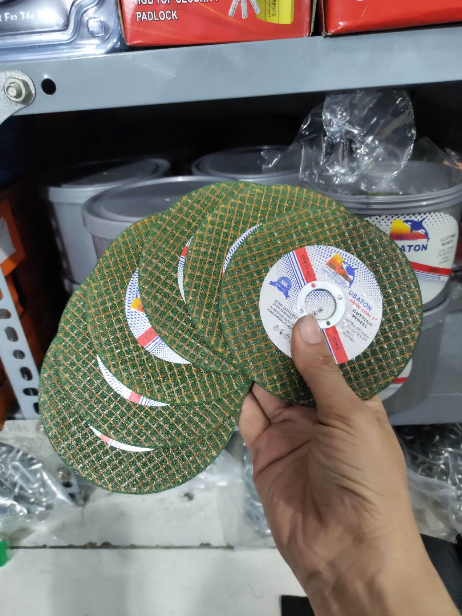 đá cắt sắt cá heo xanh,đá cắt