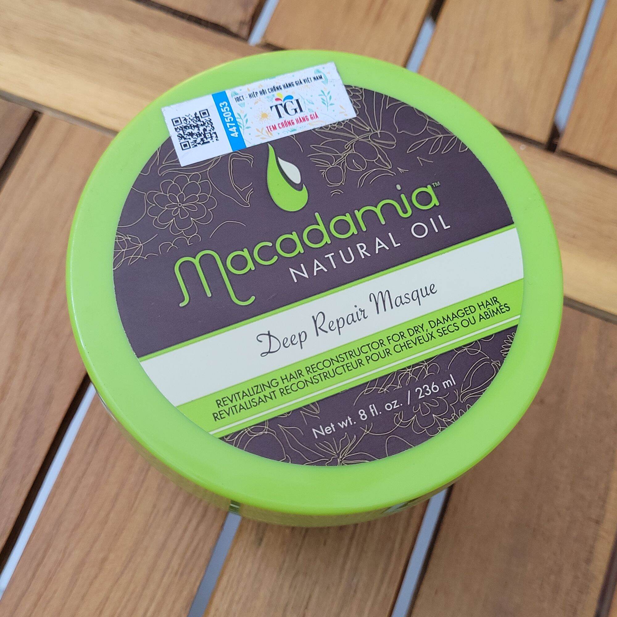 Dầu hấp ủ phục hồi tóc Macadamia deep repair masque 236ml - 470ml