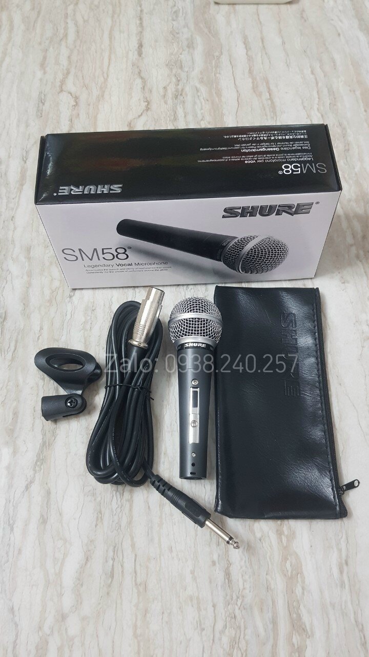 Micro karaoke có dây shure SM58 - micro có dây shure - shure sm-58