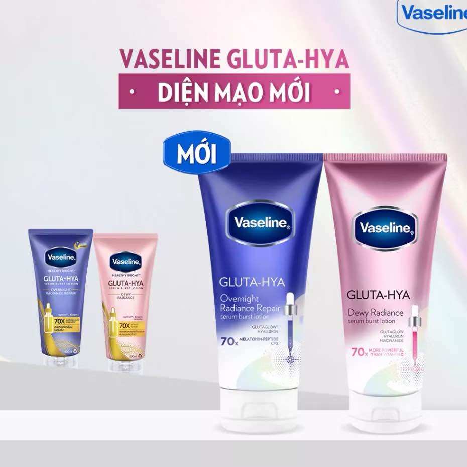 Kem dưỡng da vaseline 70x hya mẫu mới thái lan
