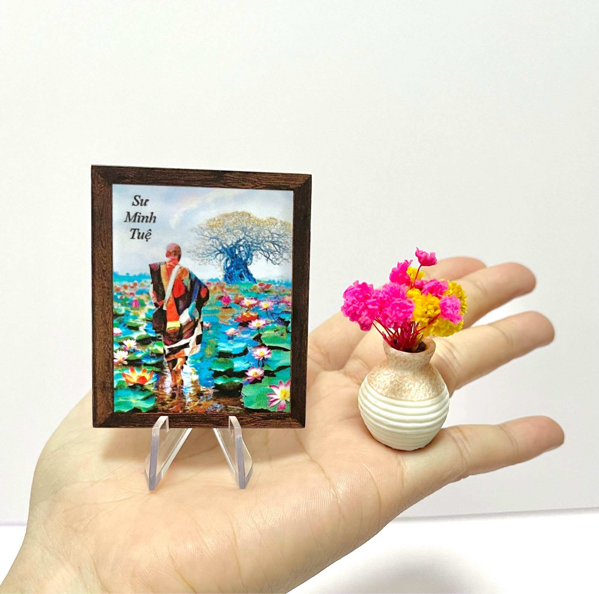 Tranh sư thầy thích minh tuệ mini