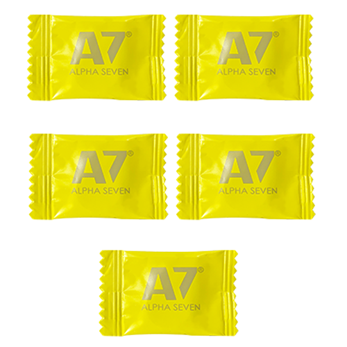 Mẫu thử - hộp 5 viên kẹo hồng sâm a7 anpha vị xoài usa cao cấp - cực mạnh - date mới nhất